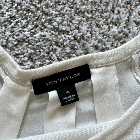 Ann Taylor Mixed Media Sweater - Picture 2 of 4